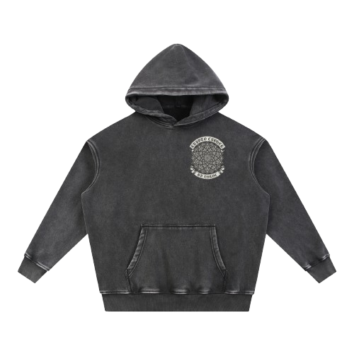 Crypto Cypher "Guidance" Limited Edition Premium Comfort Snow Wash Fleece Oversize Hoodie