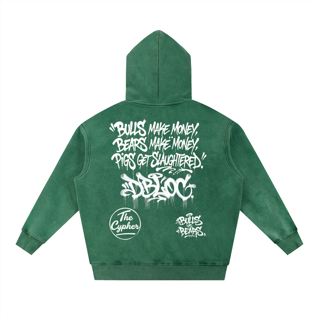 CSA AWAY — Bulls vs Bears "Bull Gang" SuperSoft Fleeced Hoodie