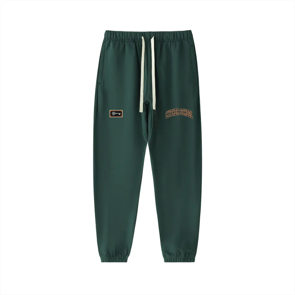 CSA AWAY 01 Heavyweight Joggers - Green Front